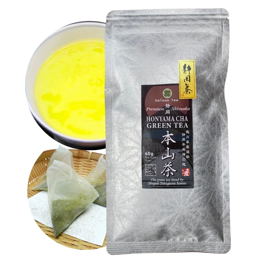 Honyama Grönt Te, Japanskt grönt te, sencha te, premium te från Shizuoka, Japan
